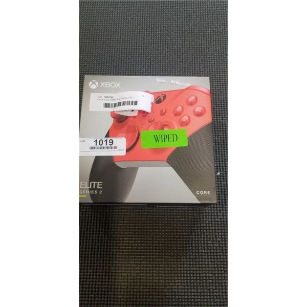 XBOX X S2 CORE RED WIRELESS CONTROLLER - TESTED WORKING, RETAIL $179