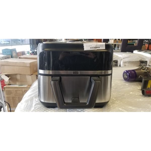 BELLA PRO FLEX DUAL ZONE TOUCHSCREEN AIR FRYER - TESTED WORKING, RETAIL $349