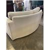 Image 4 : DECO REST CURVED WHITE SHEEN SOFA
