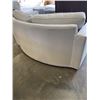 Image 5 : DECO REST CURVED WHITE SHEEN SOFA
