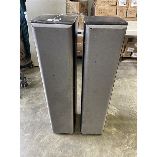 2 SONY STANDING SPEAKERS MODEL SS-MF650H WORKING