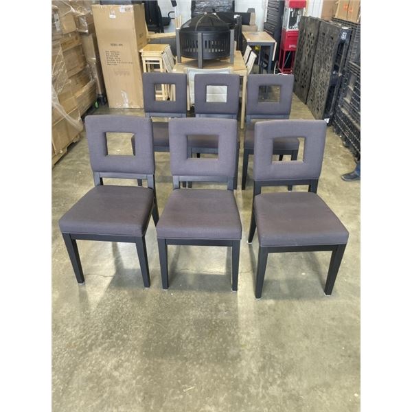 SET OF 6 ELEMENT FURNITURE MONROE DINING CHAIRS