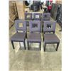 Image 1 : SET OF 6 ELEMENT FURNITURE MONROE DINING CHAIRS