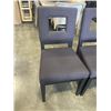 Image 4 : SET OF 6 ELEMENT FURNITURE MONROE DINING CHAIRS