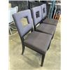 Image 5 : SET OF 6 ELEMENT FURNITURE MONROE DINING CHAIRS