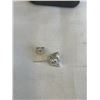 Image 3 : NEW S925 2.0CT EACH SIMULAYED DIAMOND (CZ) STUD EARRINGS, MOUNTED IN 925 STERLING SILVER W/ WHITE GO