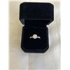 Image 1 : NEW S925 1.5CT SIMULATED DIAMOND (CZ) TWIST RING, SIZE 7, MOUNTED IN 925 STERLING SILVER W/ WHITE GO