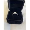 Image 2 : NEW S925 1.5CT SIMULATED DIAMOND (CZ) TWIST RING, SIZE 7, MOUNTED IN 925 STERLING SILVER W/ WHITE GO