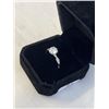 Image 3 : NEW S925 1.5CT SIMULATED DIAMOND (CZ) TWIST RING, SIZE 7, MOUNTED IN 925 STERLING SILVER W/ WHITE GO