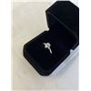 Image 2 : NEW S925 1.0CT PEAR CUT SIMULATED DIAMOND (CZ) TRINITY RING W/ PEAR SIDESTONES, SIZE 7, MOUNTED IN 9