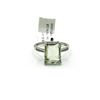 Image 2 : STERLING SILVER NATURAL GREENED AMETHYST (3.40CT) WITH CZ (0.06CT) RING, SIZE 8, W/A $450.00. AMETHY