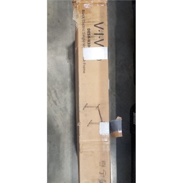 VIVO BLACK ELECTRIC SINGLE MOTOR DESK FRAME