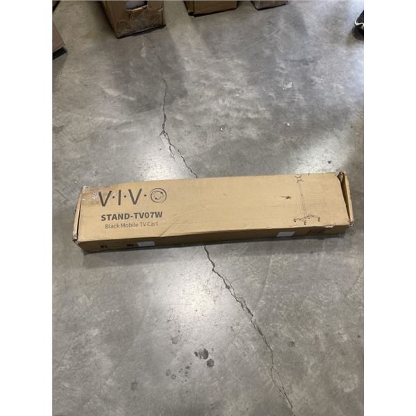 VIVO BLACK MOBILE TV CART