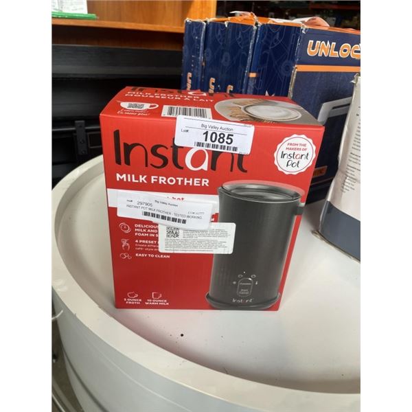 INSTANT POT MILK FROTHER - TESTED WORKING, RETAIL $69
