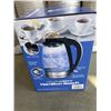 Image 2 : HAMILTON BEACH 1.7L GLASS ELECTRIC KETTLE - TESTED WORKING