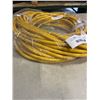 Image 3 : AS NEW 75FT YELLOW  INDOOR OUTDOOR HEAVY DUTY LIGHTED 3 WIRE GROUNDED EXTENSION CORD 14AWG