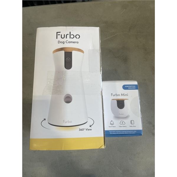 FURBO DOG CAMERA MODEL 3  AND FURBO MINI 2 PET CAMERAS