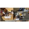 Image 1 : NEW AMAZON OVERSTOCK ITEMS INCULDING MINI WAFFLE MAKER AND SALT AND PEPPER SHAKERS AND ICE CUBE TRAY