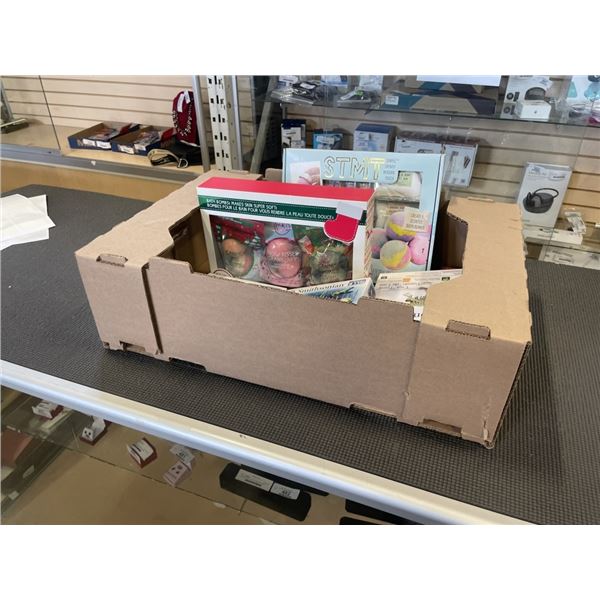 ASSORTED NEW KIDS TOYS AND GAMES, BATH BOMB SETS ETC