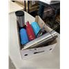 Image 1 : LOT OF STAINLESS WATERBOTTLES INCLUDING SWELL AND HYDROFLASK