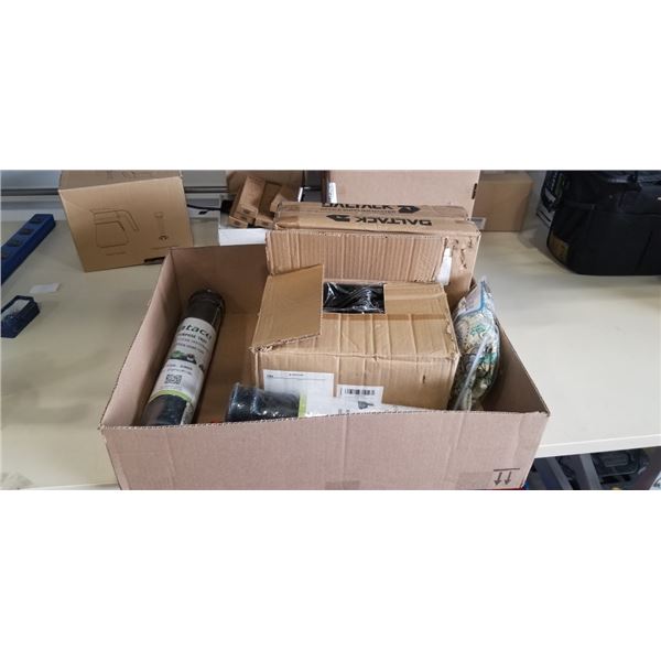 NEW AMAZON OVERSTOCK ITEMS INCLUDING 3 TEIR DESK FILE ORGANIZER AND MUTI PURPOSE RUBBER TRAY AND NEW