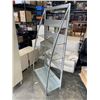 Image 2 : MODERN 6FT CHROME AND GLASS DISPLAY SHELF