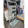 Image 3 : MODERN 6FT CHROME AND GLASS DISPLAY SHELF