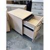 Image 3 : PAIR OF 2 DRAWWER ROLLING ORGANIZERS WITH KEYS