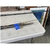 Image 2 : 3 BAIT CAST SPINNING RODS WITH REELS