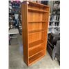 Image 2 : TEAK BOOKSHELF 6.5FT TALL