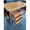 Image 3 : TEAK DESK W/ DROP SIDE