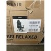 Image 2 : CORSAIR TC100 RELAXED ERGONOMIC FABRIC GAMING CHAIR, RETAIL $364, BRAND NEW, MISSING WHEELS