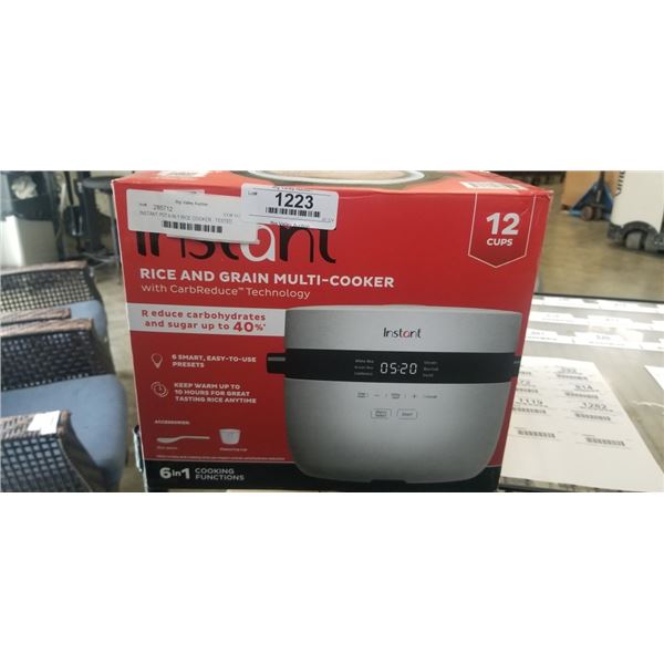 INSTANT POT 6-IN-1 RICE COOKER - TESTED WORKING, RETAIL $89