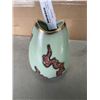 Image 2 : 2 PC GERMAN POTTERY PLATE AND VASE