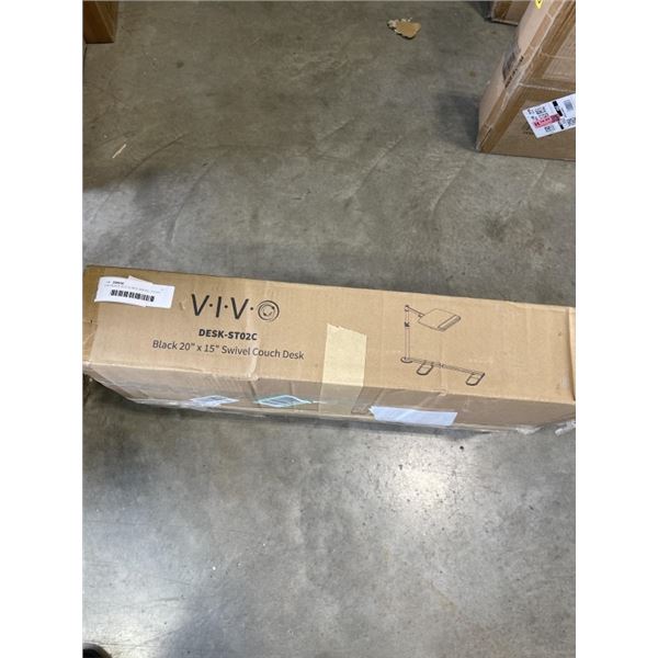 VIVO BLACK 20 X 15 INCH SWIVEL COUCH DESK