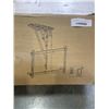 Image 2 : VIVO WHIT ELECTRIC FLIP DOWN CEILING TV MOUNT