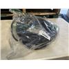 Image 1 : AS NEW 75FT BLACK  INDOOR OUTDOOR HEAVY DUTY LIGHTED 3 WIRE GROUNDED EXTENSION CORD 12AWG