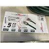 Image 3 : AS NEW 75FT GREEN  INDOOR OUTDOOR HEAVY DUTY LIGHTED 3 WIRE GROUNDED EXTENSION CORD 12AWG