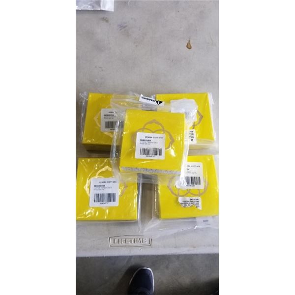 LOT OF 5 NEW  KENDRA SCOTT LETTER PENDANTS ASSORTED LETTERS