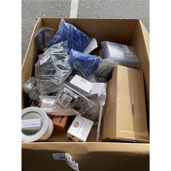 LARGE LOT OF VARIOUS AMAZON OVERSTOCK ITEMS INLCUDING SHOP AND GARAGE ITEMS, HARDWARE ETC