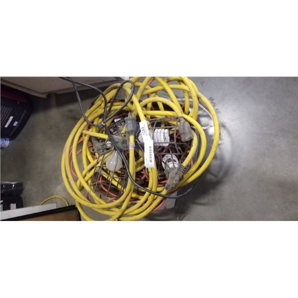 CONSTRUCTION ROPE LIGHT AND ASSORTED EXTENSION CORDS