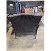 Image 5 : 2 RATTAN PATIO ARM CHAIRS