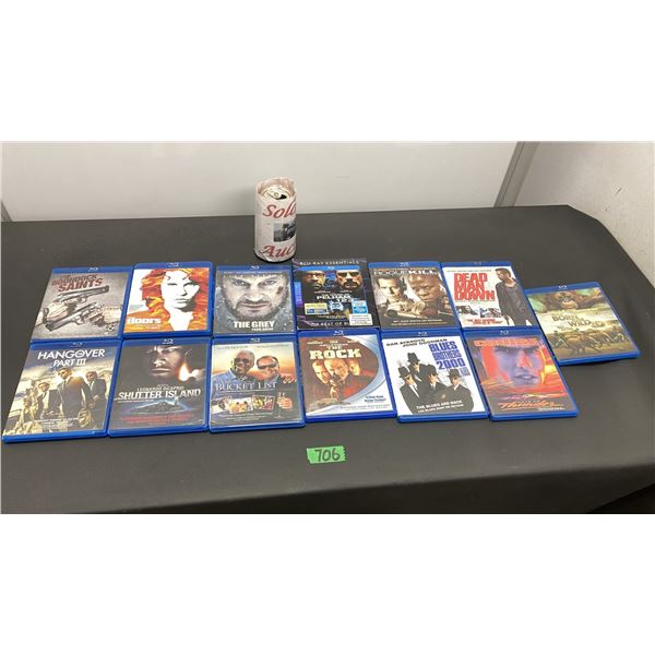 Lot of 13 Blu-ray DVD movies