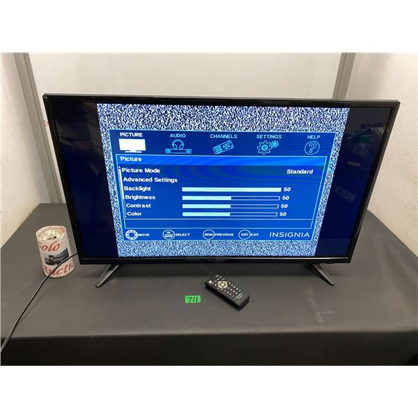 Insignia brand 32" LED TV with remote control