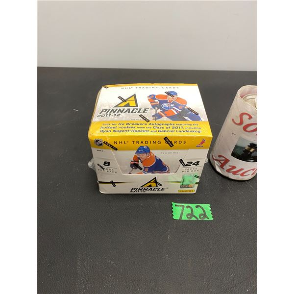 Box of 2011-2012 Pinnacle brand NHL trading cards