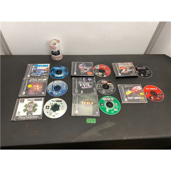 Lot of 8 PlayStation 1 games