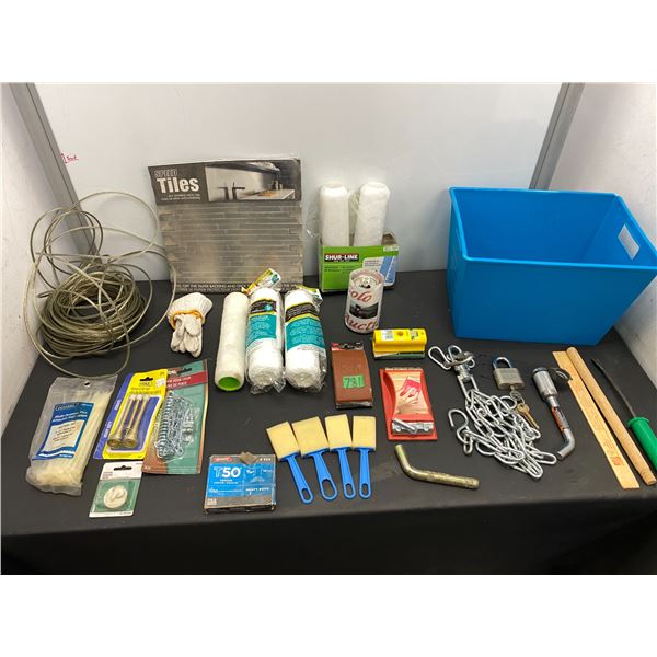 Lot of home improvement items