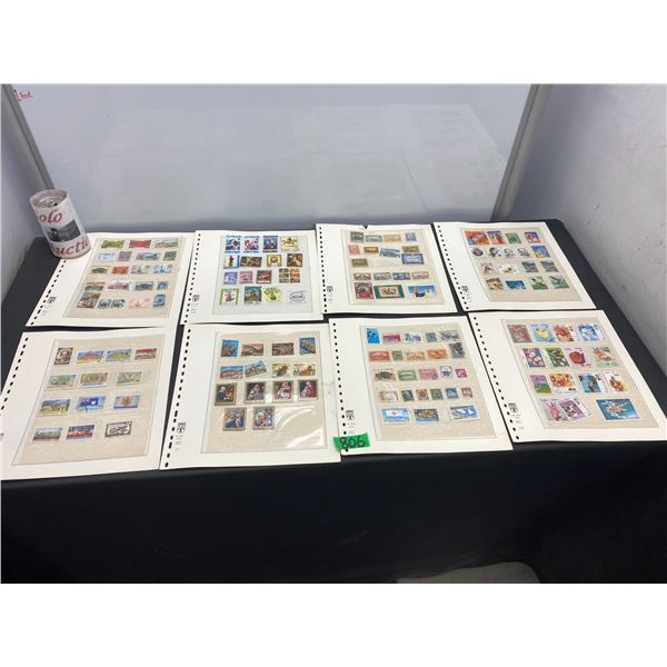 Large stamp collection