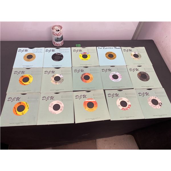 Lot of 15 records, vintage 45 RPM