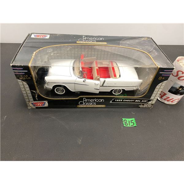 1:18 scale American Classics 1955 Chevy Bel Air diecast car
